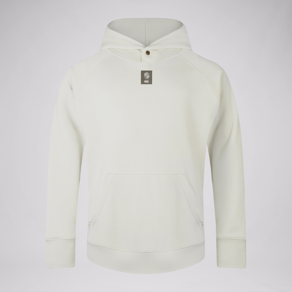 ADULT UNISEX BRITISH & IRISH LIONS OUTBACK FLEECE HOODY WHITE