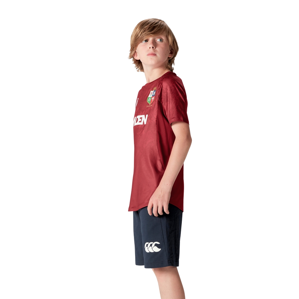 JUNIOR UNISEX BRITISH & IRISH LIONS SUPERLIGHT TEE RED