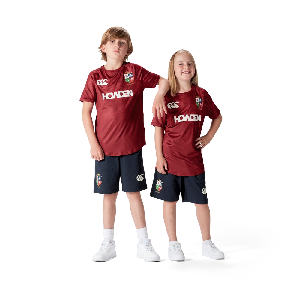 JUNIOR UNISEX BRITISH & IRISH LIONS SUPERLIGHT TEE RED