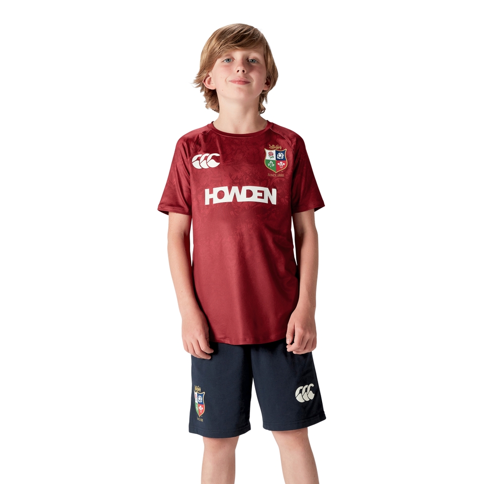 JUNIOR UNISEX BRITISH & IRISH LIONS SUPERLIGHT TEE RED