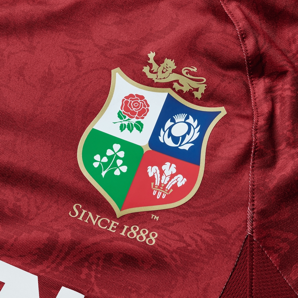 JUNIOR UNISEX BRITISH & IRISH LIONS SUPERLIGHT TEE RED