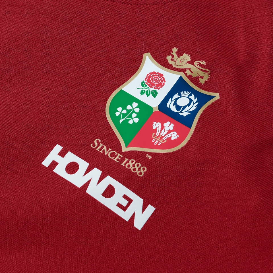 MENS BRITISH & IRISH LIONS CCC COTTON JERSEY T-SHIRT RED