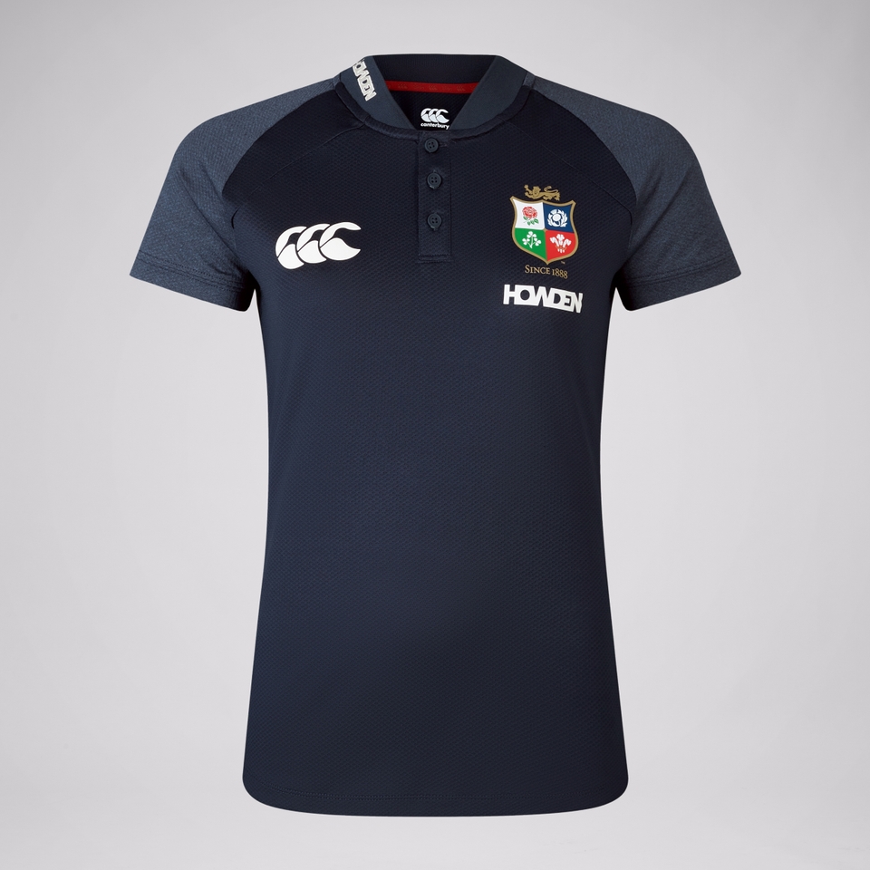 WOMENS BRITISH & IRISH LIONS POLO SHIRT NAVY