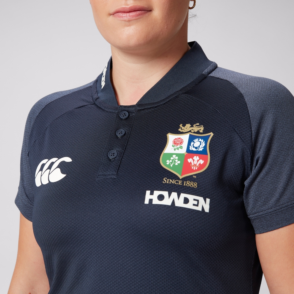 WOMENS BRITISH & IRISH LIONS POLO SHIRT NAVY