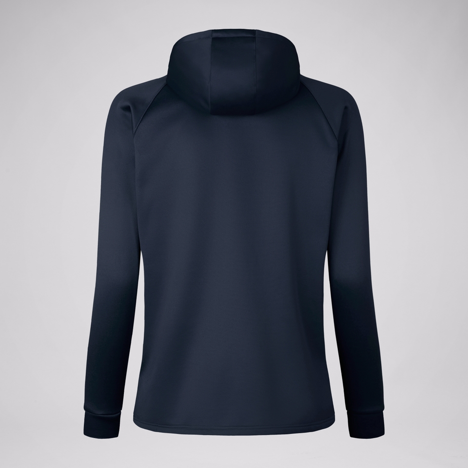WOMENS BRITISH & IRISH LIONS 1/4 ZIP HOODY NAVY