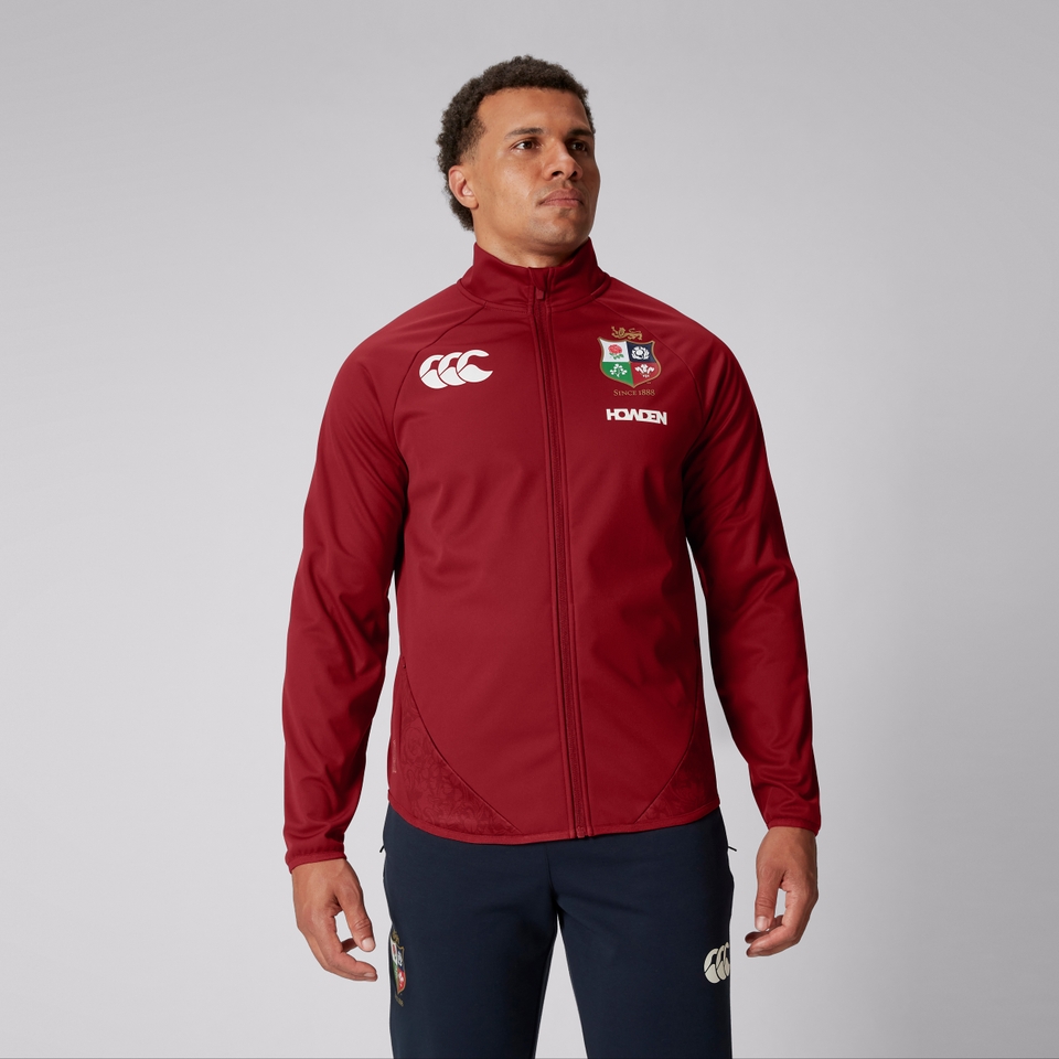 MENS BRITISH & IRISH LIONS ANTHEM JACKET RED