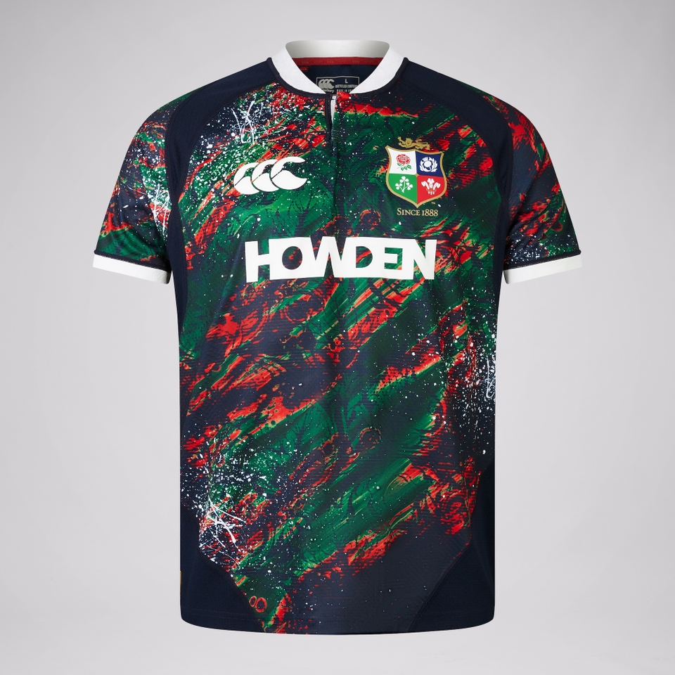 MENS BRITISH & IRISH LIONS CCC WARM UP JERSEY GREEN