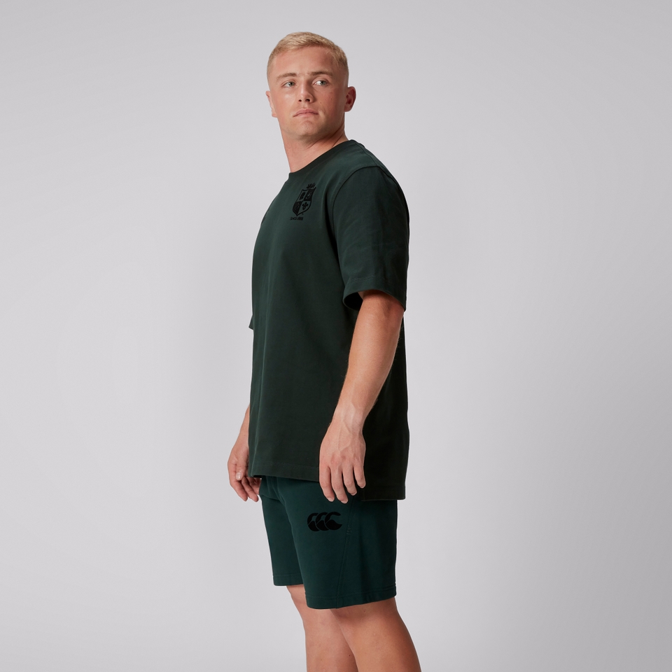 ADULT UNISEX BRITISH & IRISH LIONS STEALTH COTTON TEE GREEN