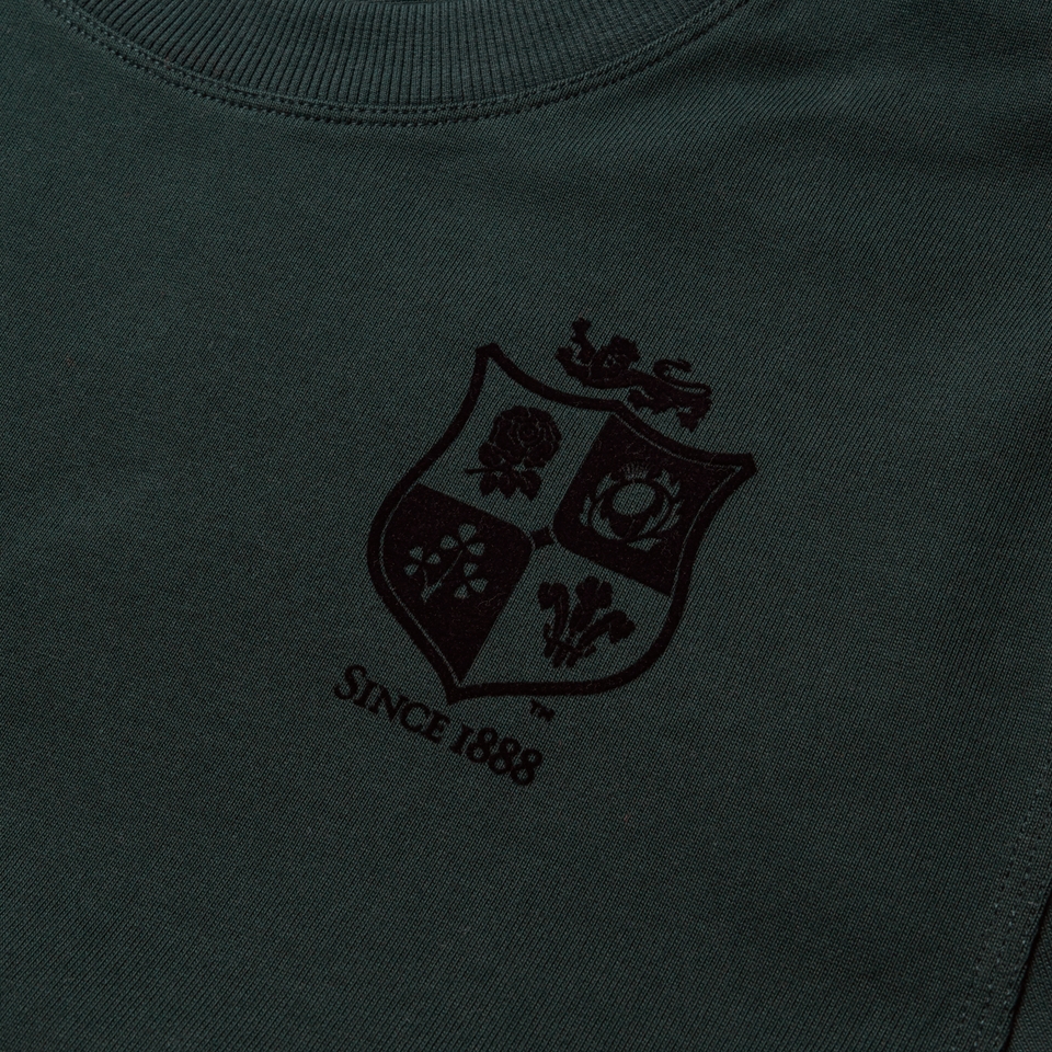 ADULT UNISEX BRITISH & IRISH LIONS STEALTH COTTON TEE GREEN
