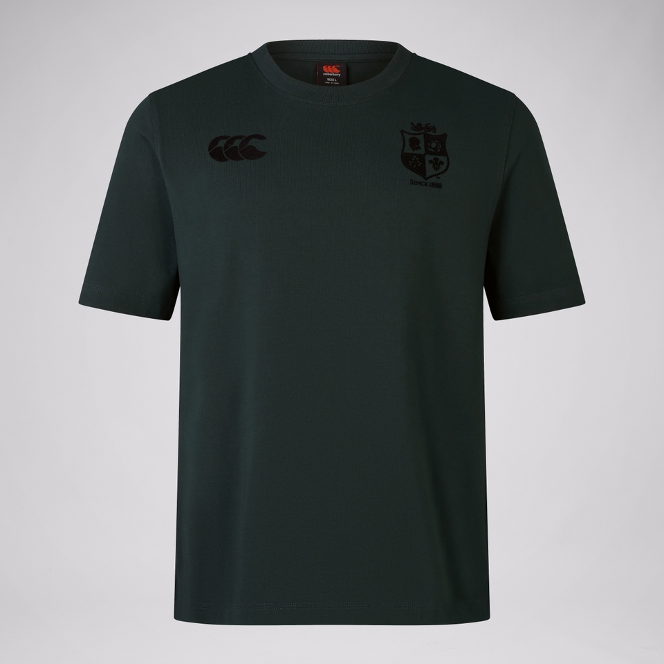 ADULT UNISEX BRITISH & IRISH LIONS STEALTH COTTON TEE GREEN