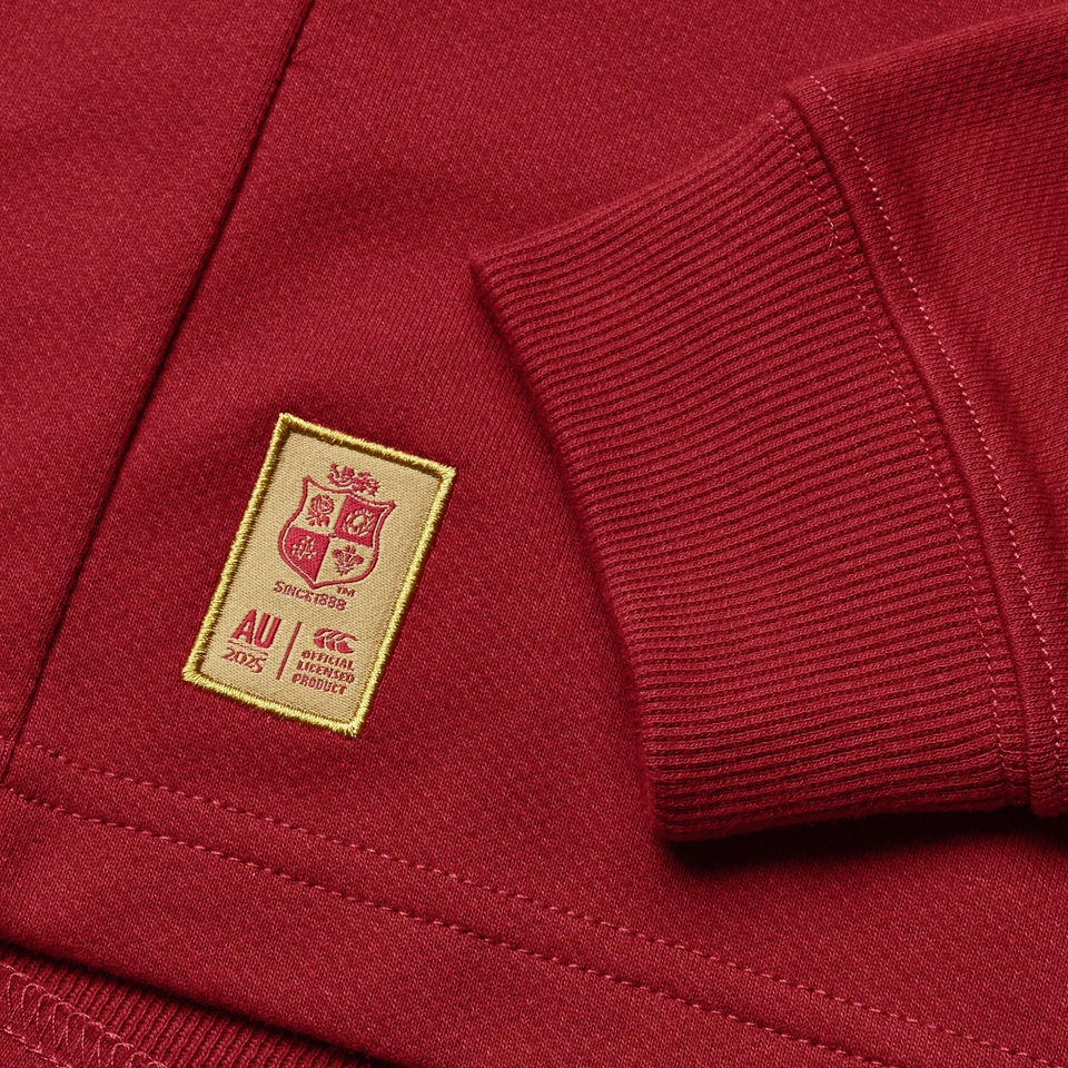 JUNIOR UNISEX BRITISH & IRISH LIONS CLASSIC LONG SLEEVE JERSEY RED
