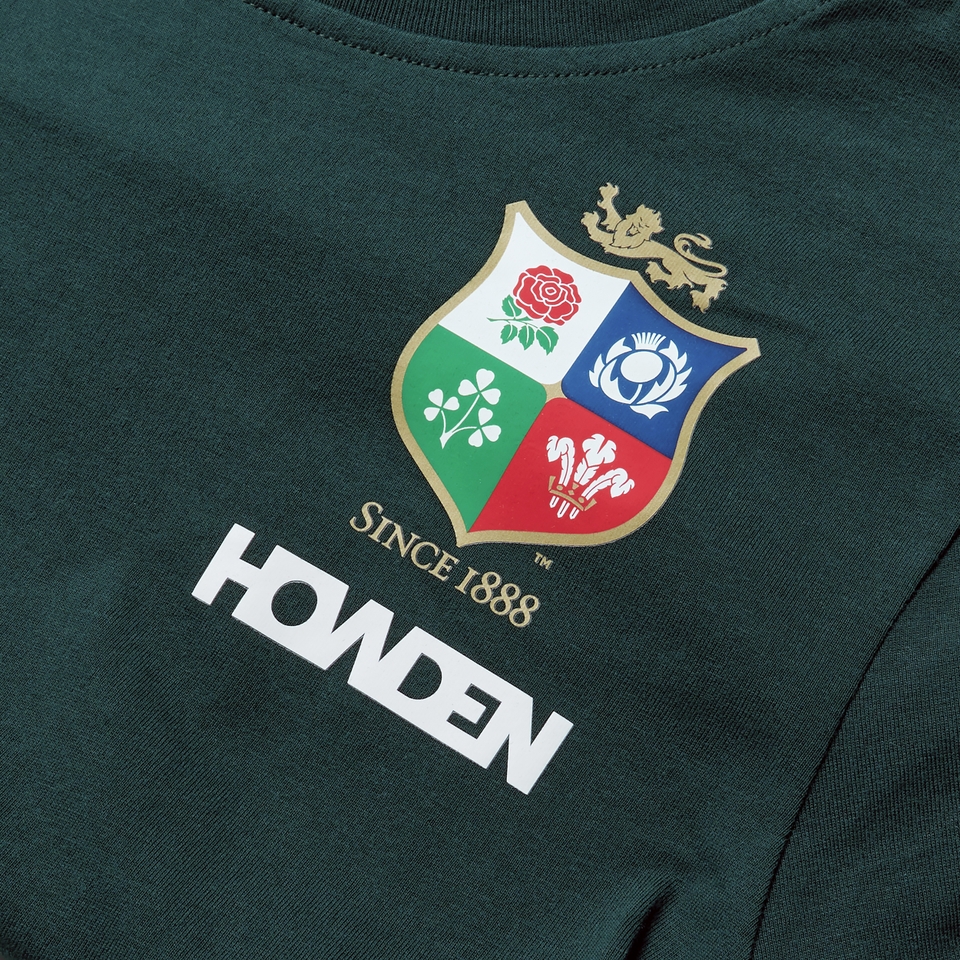 WOMENS BRITISH & IRISH LIONS COTTON JERSEY TEE GREEN