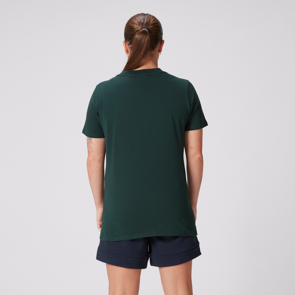 WOMENS BRITISH & IRISH LIONS COTTON JERSEY TEE GREEN