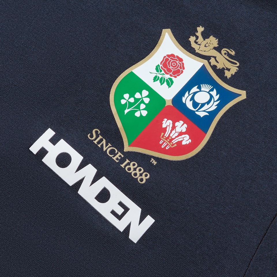 WOMENS BRITISH & IRISH LIONS COTTON JERSEY TEE NAVY