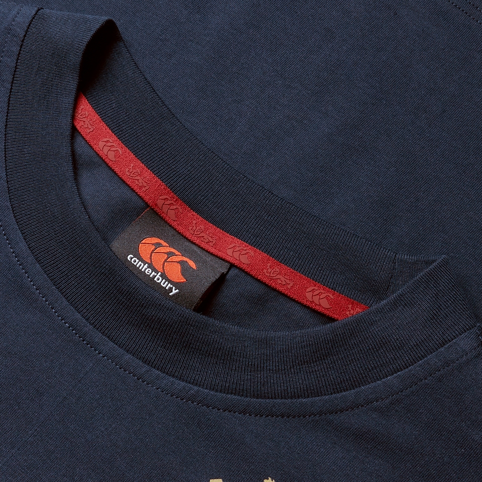 WOMENS BRITISH & IRISH LIONS COTTON JERSEY TEE NAVY