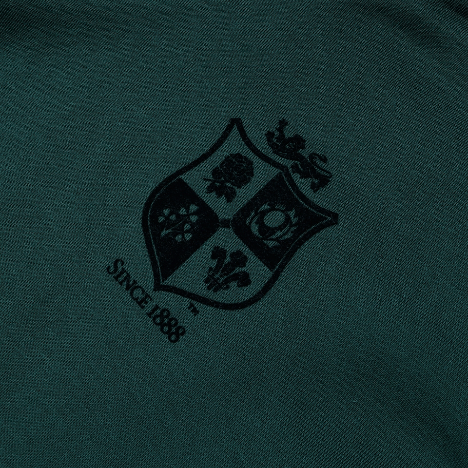 ADULT UNISEX BRITISH & IRISH LIONS STEALTH COTTON HOODY GREEN