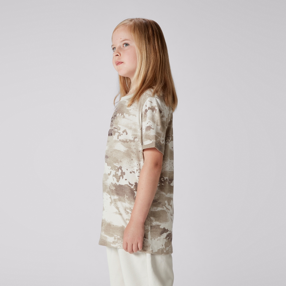 JUNIOR UNISEX BRITISH & IRISH CAMO TEE BROWN