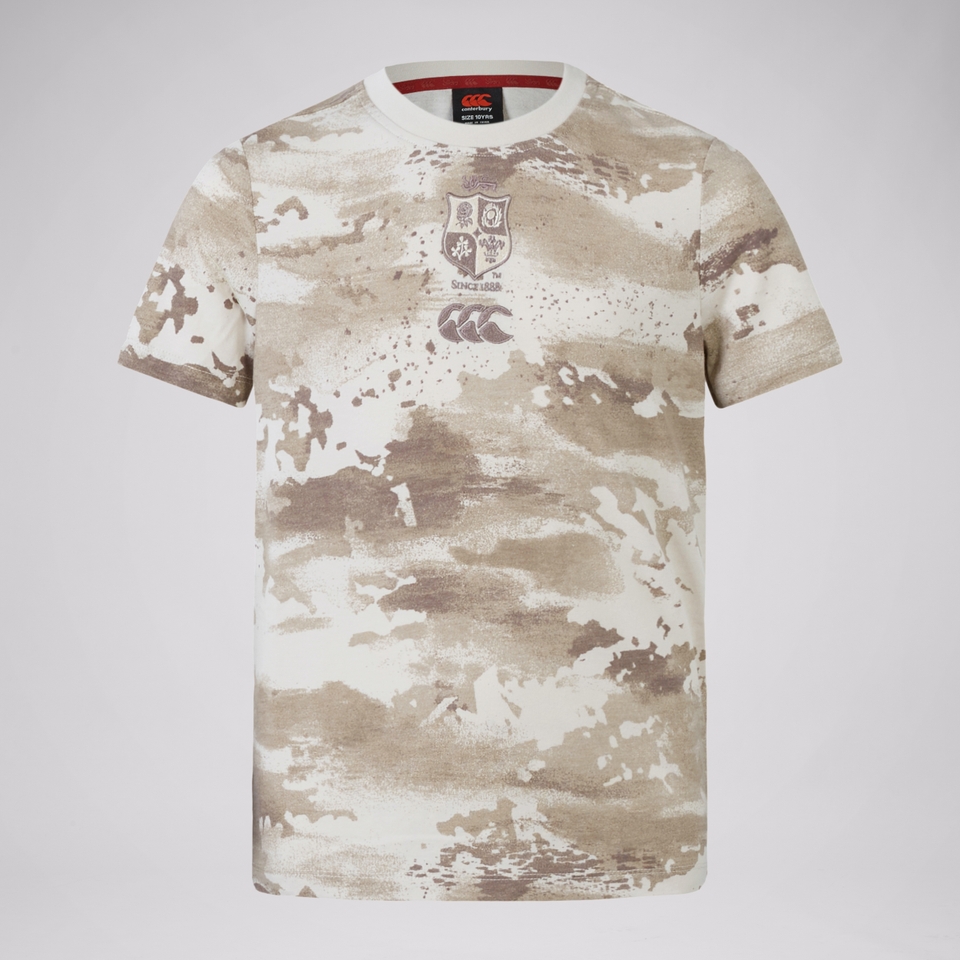 JUNIOR UNISEX BRITISH & IRISH CAMO TEE BROWN