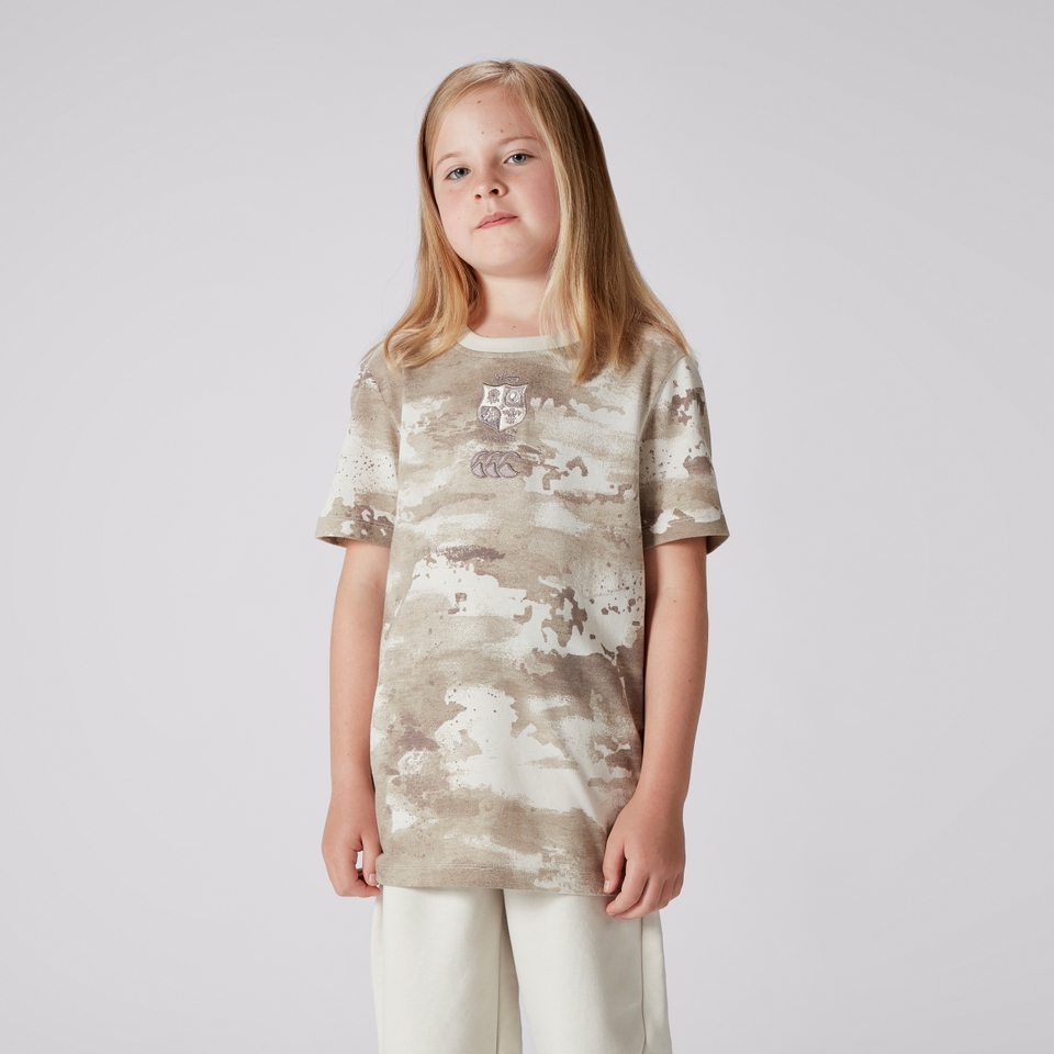 JUNIOR UNISEX BRITISH & IRISH CAMO TEE BROWN