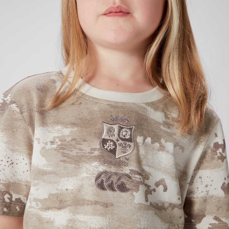 JUNIOR UNISEX BRITISH & IRISH CAMO TEE BROWN