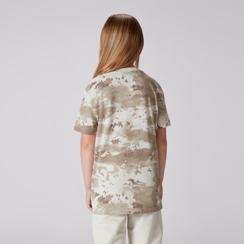 JUNIOR UNISEX BRITISH & IRISH CAMO TEE BROWN