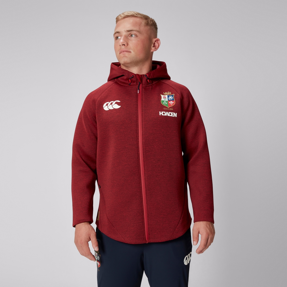 MENS BRITISH & IRISH LIONS EVEREST HOODY RED