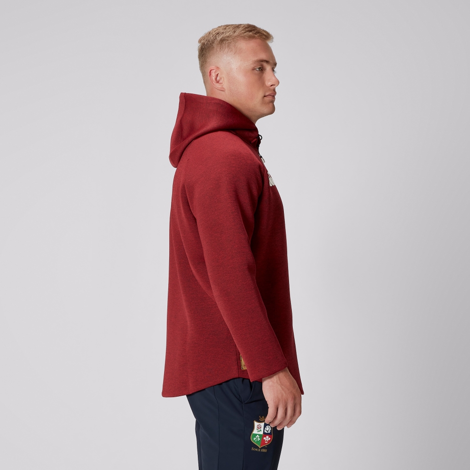 MENS BRITISH & IRISH LIONS CCC EVEREST HOODIE RED