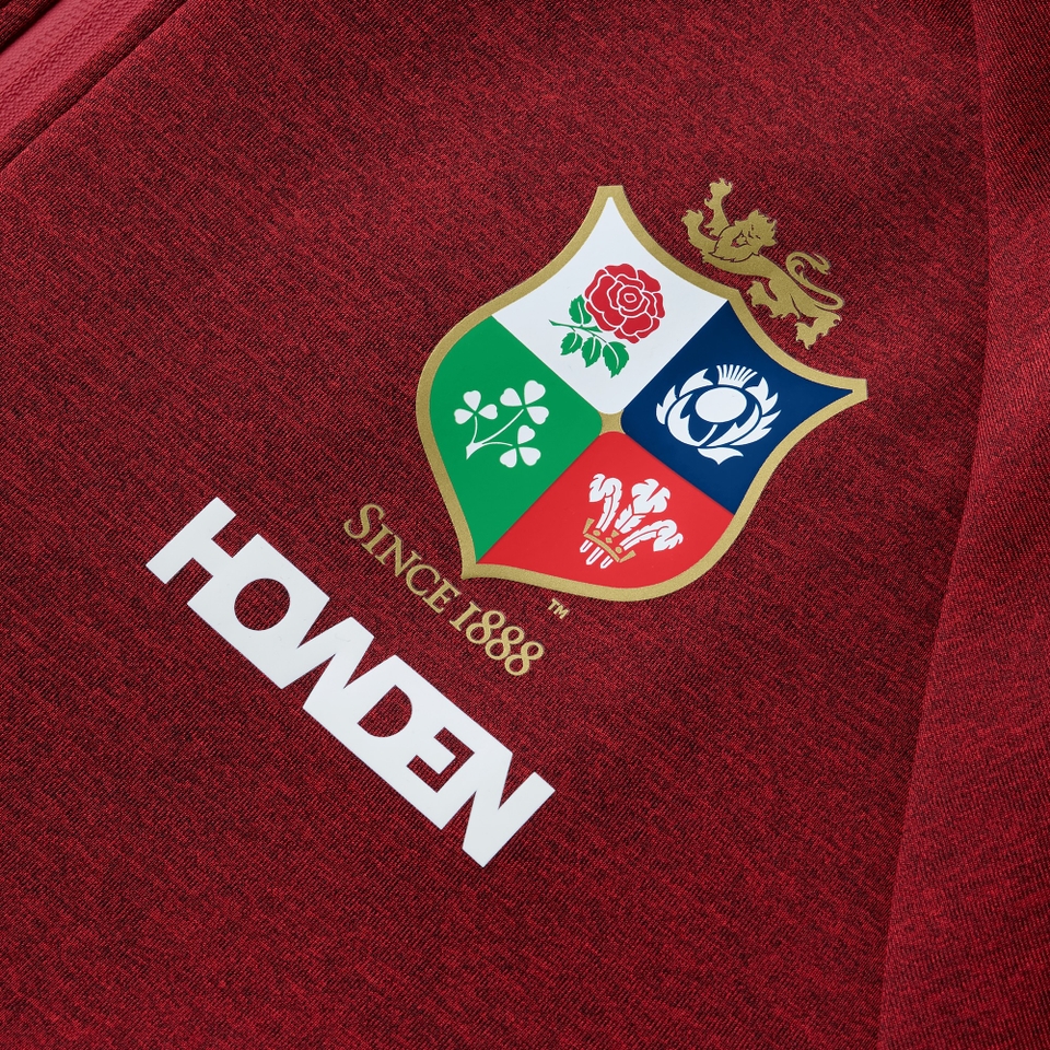 MENS BRITISH & IRISH LIONS CCC EVEREST HOODIE RED