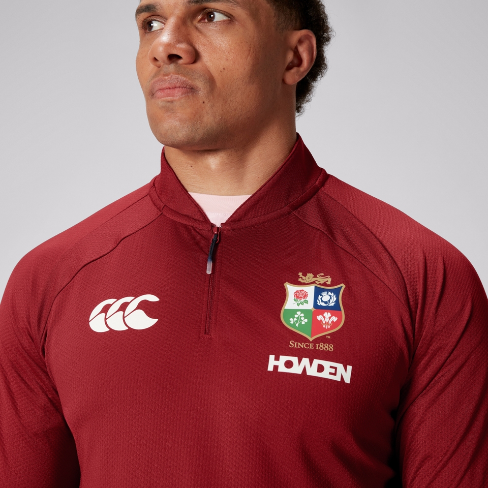 MENS BRITISH & IRISH LIONS EVEREST 1ST LAYER RED