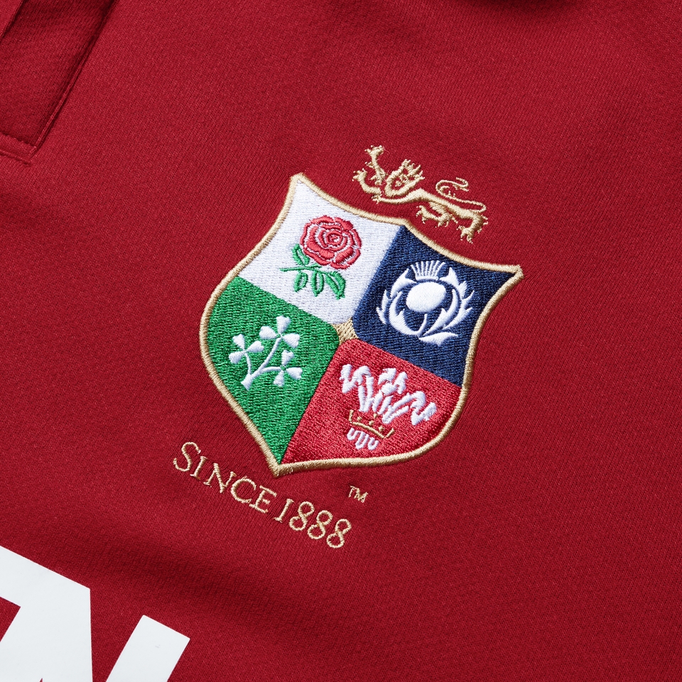 ADULT UNISEX BRITISH & IRISH LIONS CLASSIC LONG SLEEVE JERSEY RED