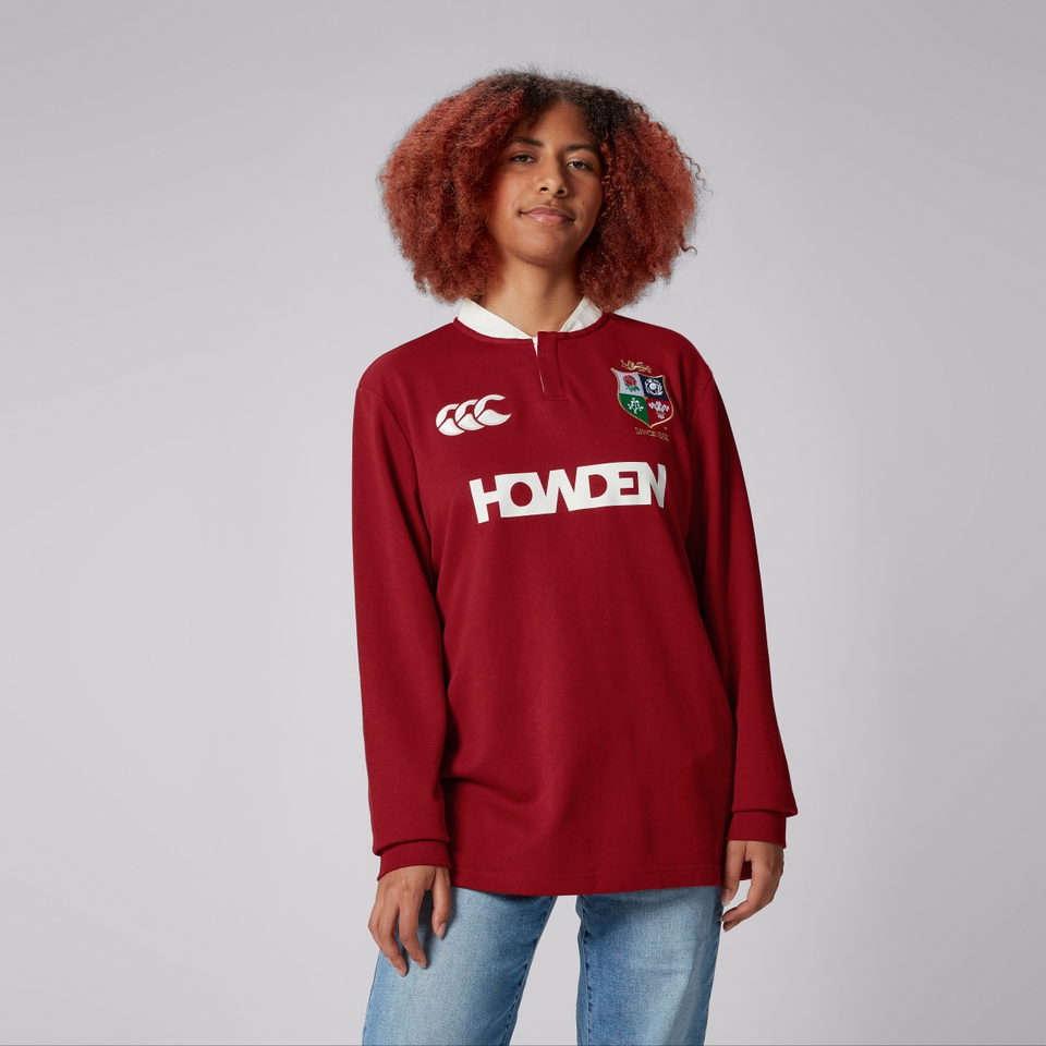 ADULT UNISEX BRITISH & IRISH LIONS CLASSIC LONG SLEEVE JERSEY RED