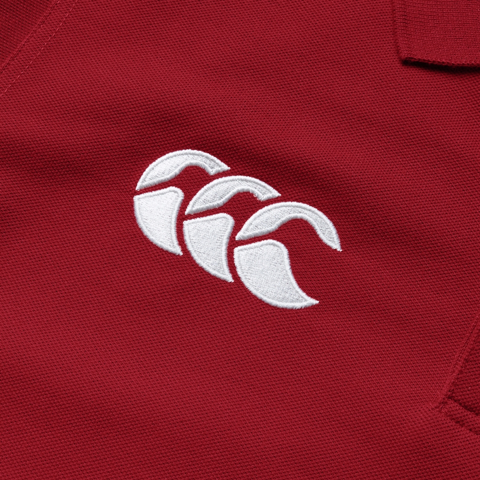 MENS BRITISH & IRISH LIONS CCC PIQUE POLO RED