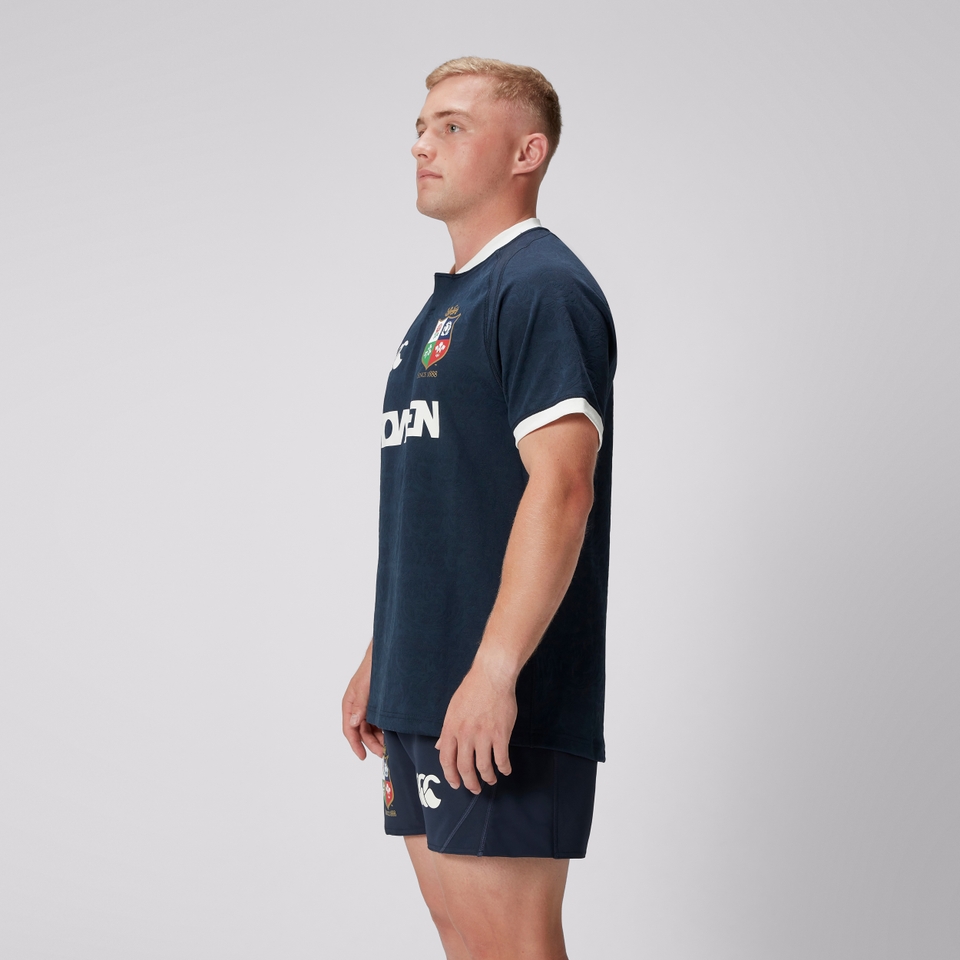 ADULT UNISEX BRITISH & IRISH LIONS REPLICA TRAINING JERSEY NAVY