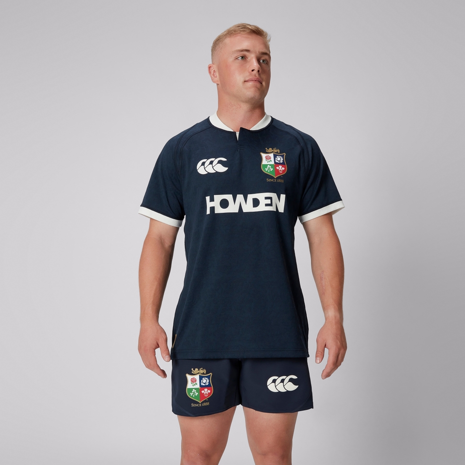 ADULT UNISEX BRITISH & IRISH LIONS REPLICA TRAINING JERSEY NAVY