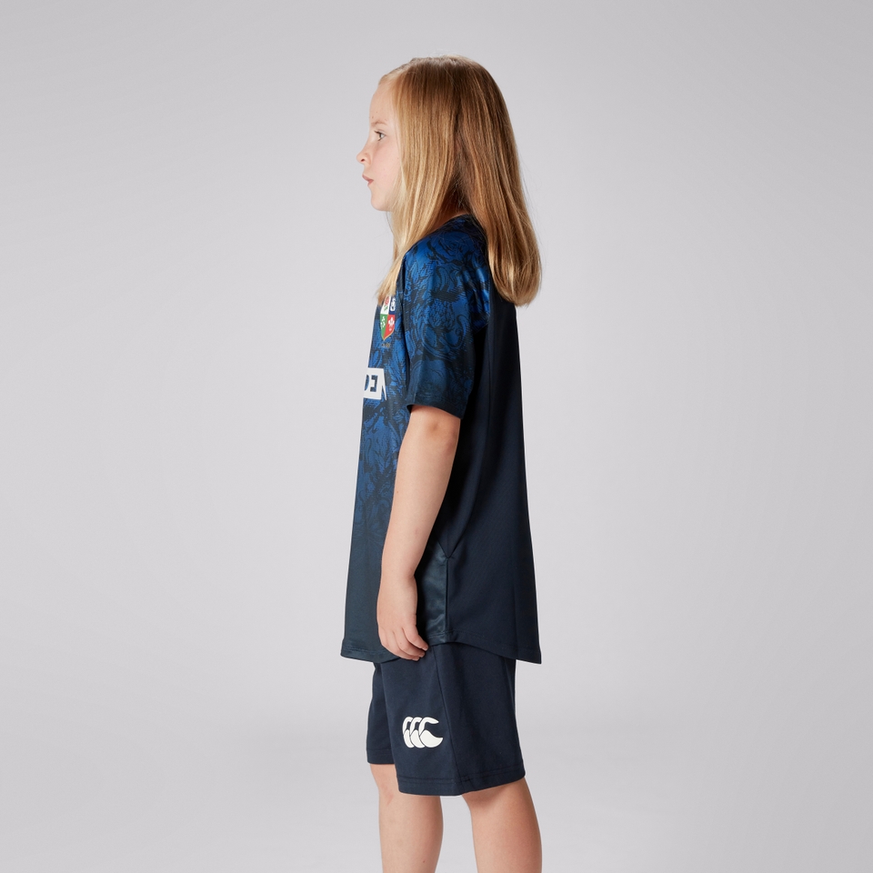 JUNIOR UNISEX BRITISH & IRISH LIONS SUPERLIGHT TEE NAVY