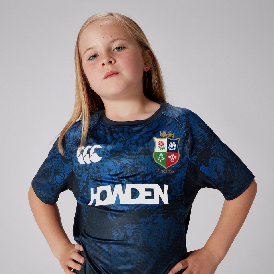 JUNIOR UNISEX BRITISH & IRISH LIONS SUPERLIGHT TEE NAVY