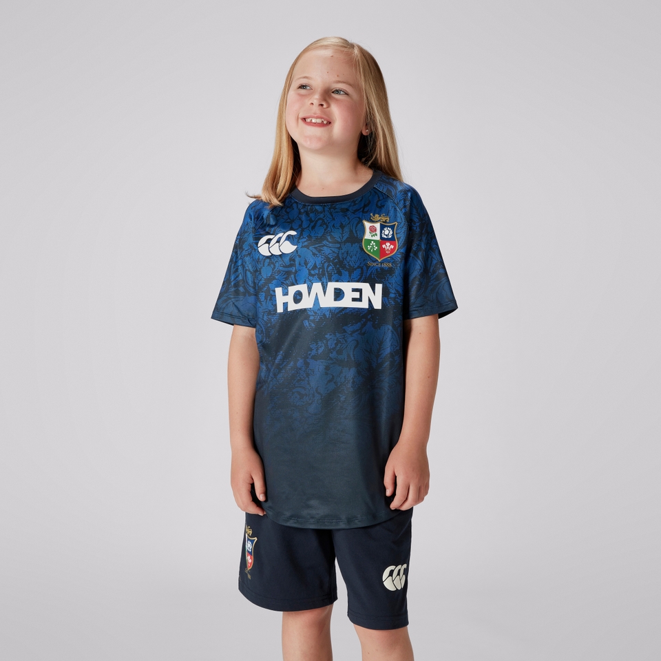 JUNIOR UNISEX BRITISH & IRISH LIONS SUPERLIGHT TEE NAVY