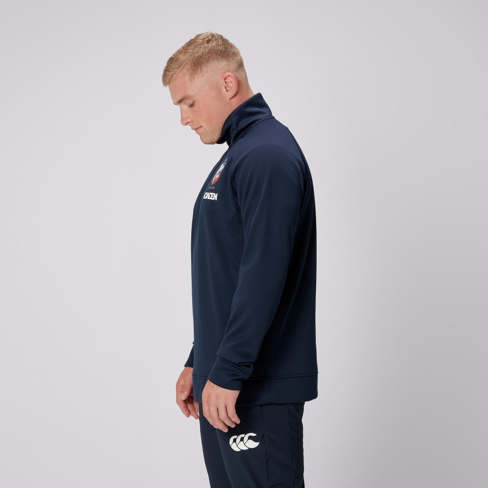 MENS BRITISH & IRISH LIONS CCC QUARTER-ZIP FLEECE BLUE