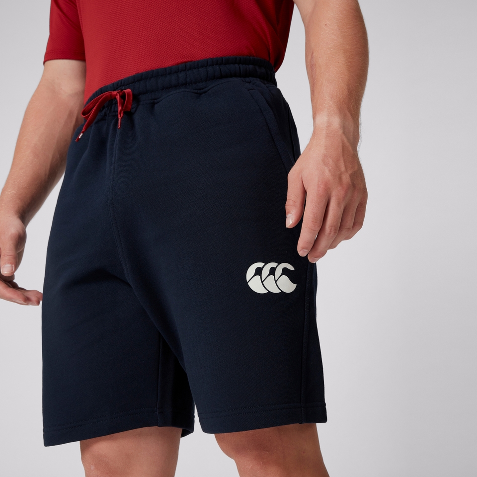 MENS BRITISH & IRISH LIONS FLEECE SHORTS NAVY
