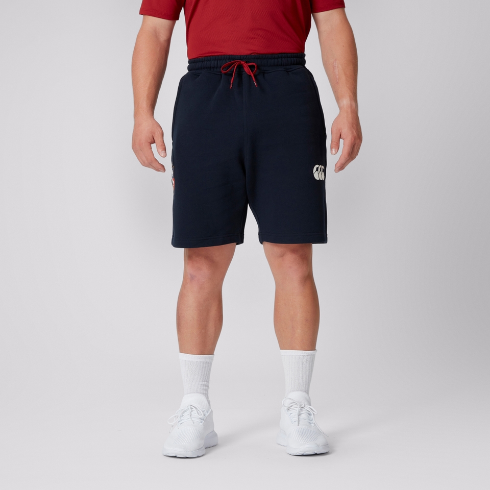 MENS BRITISH & IRISH LIONS FLEECE SHORTS NAVY