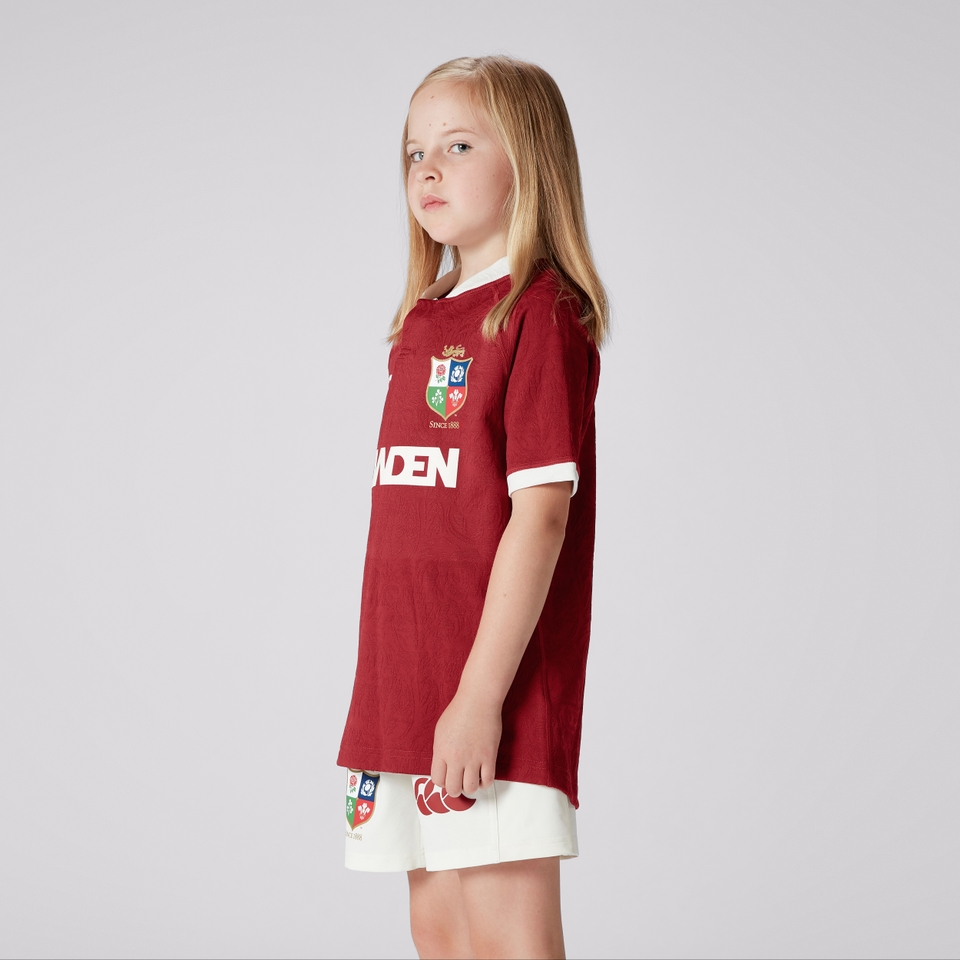 JUNIOR UNISEX BRITISH & IRISH LIONS REPLICA JERSEY RED