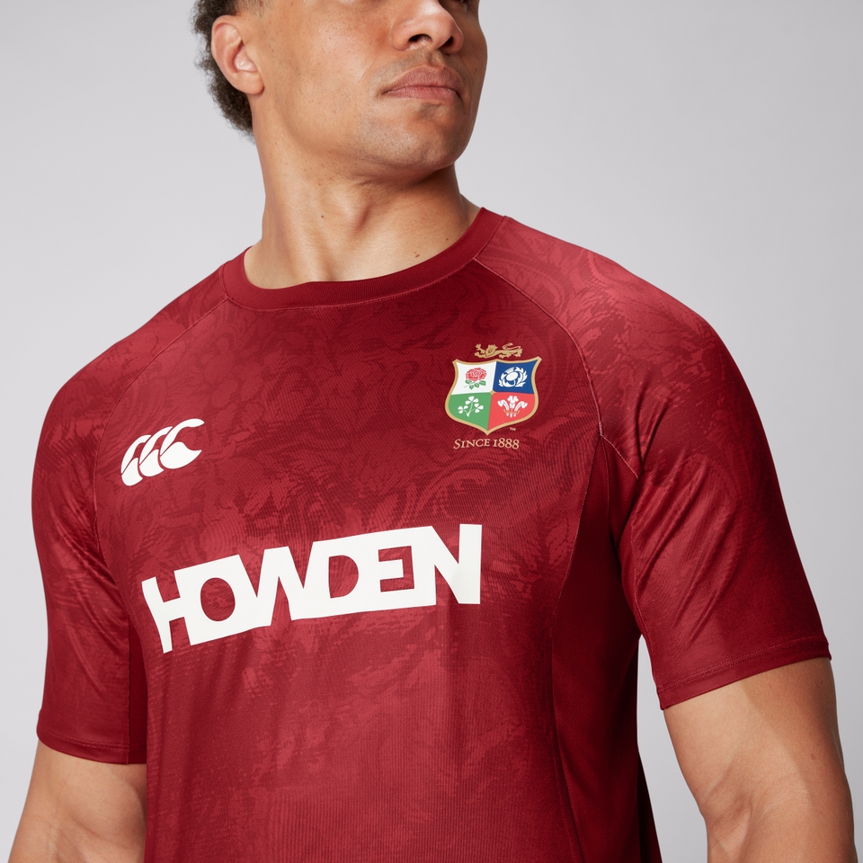 MENS BRITISH & IRISH LIONS SUPERLIGHT TEE RED