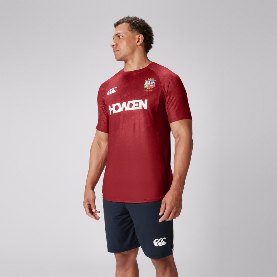 MENS BRITISH & IRISH LIONS SUPERLIGHT TEE RED