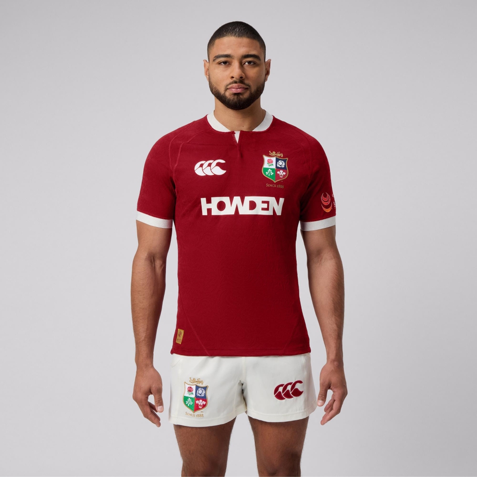 MENS BRITISH & IRISH LIONS CCC PLAYERS JERSEY RED