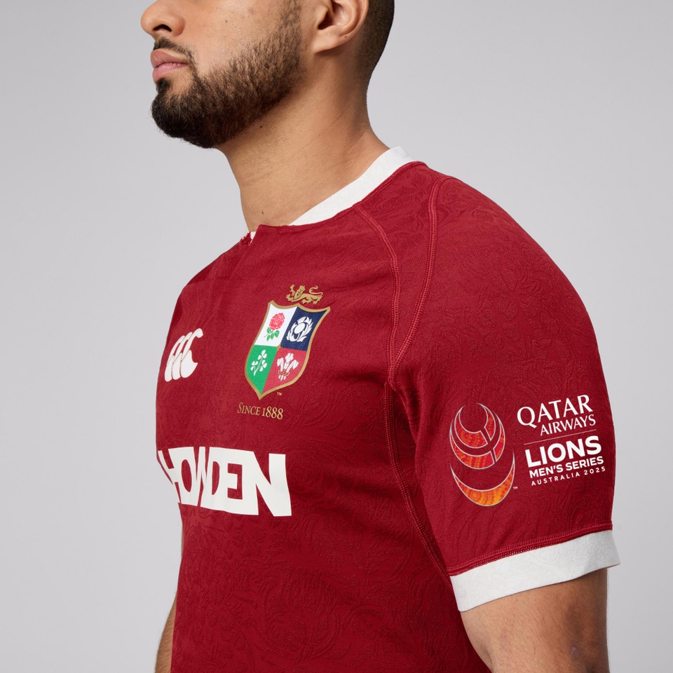 MENS BRITISH & IRISH LIONS CCC PLAYERS JERSEY RED