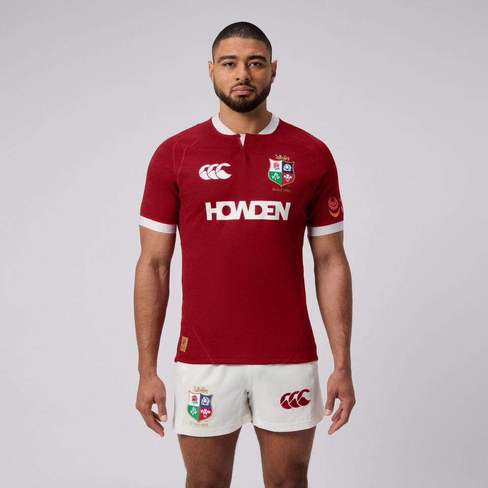 MENS BRITISH & IRISH LIONS CCC PLAYERS JERSEY RED