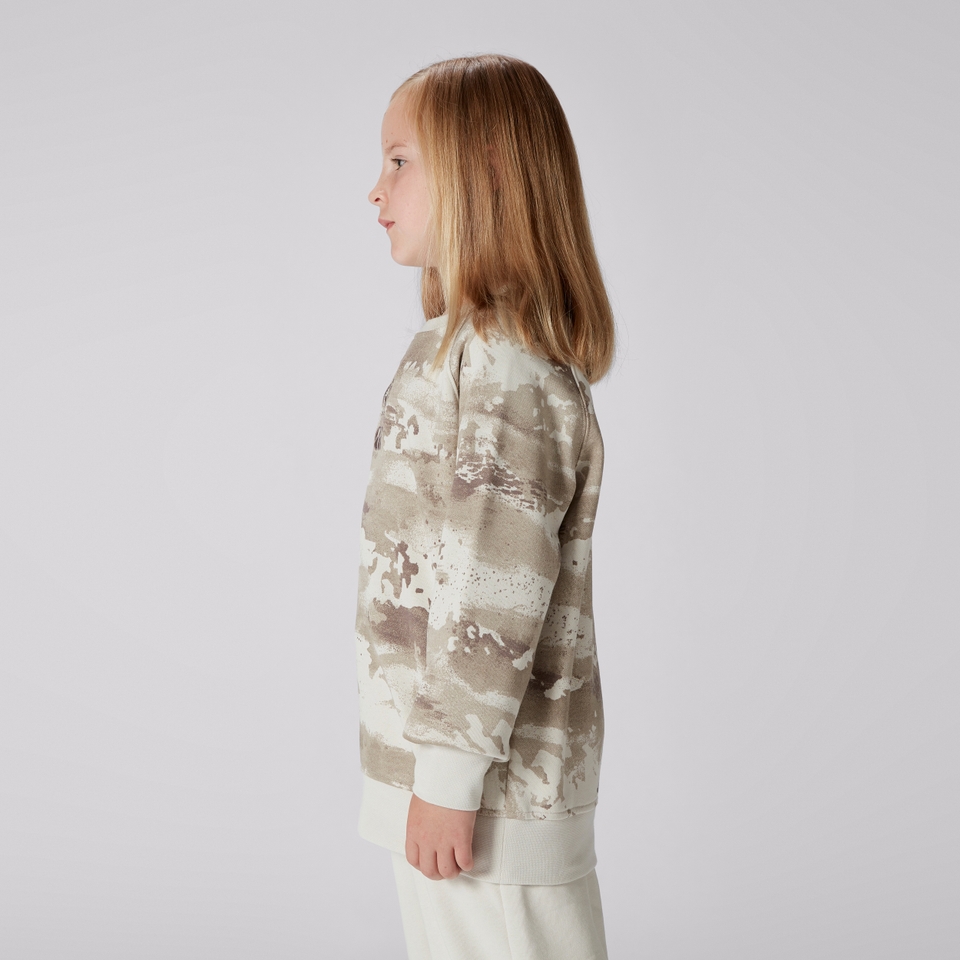 JUNIOR UNISEX BRITISH & IRISH CAMO SWEATSHIRT BROWN