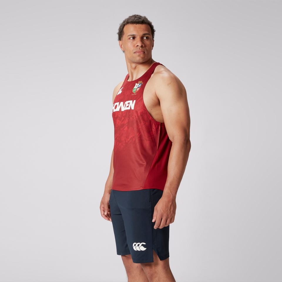 MENS BRITISH & IRISH LIONS SINGLET RED