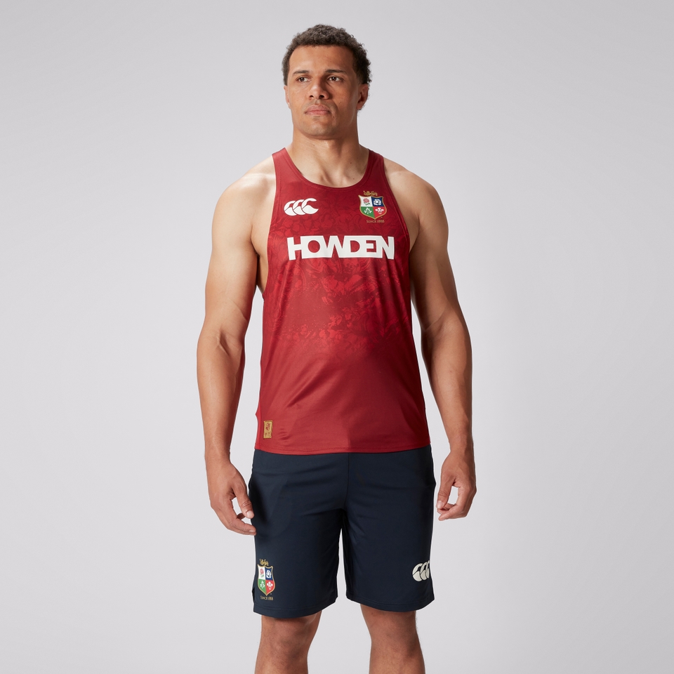 MENS BRITISH & IRISH LIONS SINGLET RED