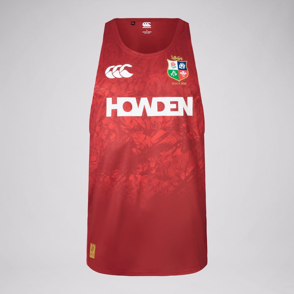 MENS BRITISH & IRISH LIONS SINGLET RED